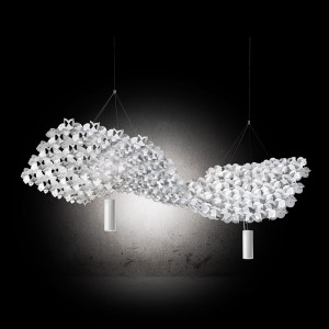 Lámpara colgante Nuvem de Slamp. Diseño único de calidad italiana.