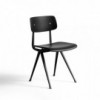 Silla Result asiento tapizado Hay. Silla nórdica tapizada. Sillas de diseño.
