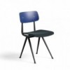 Silla Result asiento tapizado Hay. Silla nórdica tapizada. Sillas de diseño.