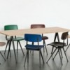Silla Result asiento tapizado Hay. Silla nórdica tapizada. Sillas de diseño.