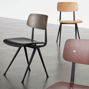 Silla Result asiento tapizado Hay. Silla nórdica tapizada. Sillas de diseño.