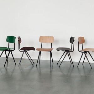 Silla Result asiento tapizado Hay. Silla nórdica tapizada. Sillas de diseño.