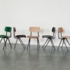 Silla Result asiento tapizado Hay. Silla nórdica tapizada. Sillas de diseño.