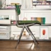 Silla Result asiento tapizado Hay. Silla nórdica tapizada. Sillas de diseño.