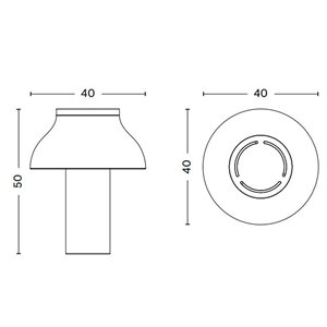 Lámpara de sobremesa PC Table de Hay. Lámparas de diseño para salones.