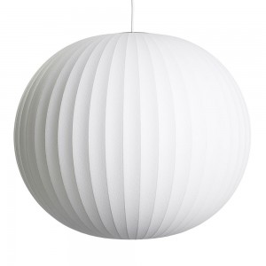 Lámpara de suspensión Nelson Ball Bubble de Hay. Lámparas de diseño para salón.