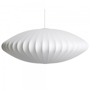 Lámpara de suspensión Nelson Saucer Bubble de Hay. Lámparas de diseño.