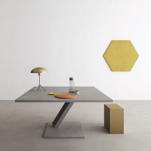Mesa Element cuadrada Desalto. Mesa moderna de diseño. Calidad italiana.