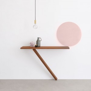 Mesa Consola Element Desalto. Mesa auxiliar para pared. Mesas de diseño.