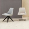 Silla Alya base de madera SI1551 de Andreu World para hogar y oficina.