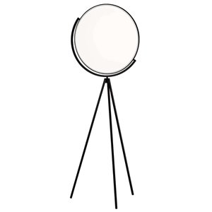 Lámpara de aluminio de pie Superloon de Flos Iluminación. Lámparas minimalistas.