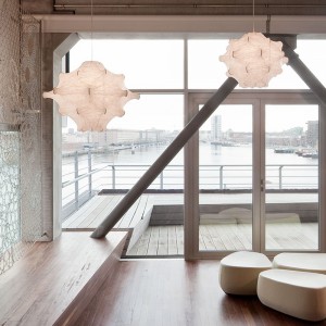 Lámpara de acero en suspensión Taraxacum de Flos Iluminación. Lámparas innovadoras.