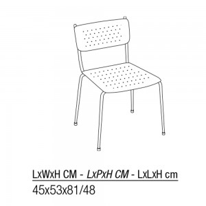 Silla College de Ingenia. Sillas de polipropileno. Sillas de diseño italiano.