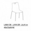 Silla Olly de Ingenia. Sillas apilables de polipropileno. Sillas de diseño.