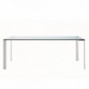 Mesa Liko Glass 404 fija de Desalto. Mesas de cristal de diseño italiano.