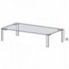 Mesa Auxiliar Liko Glass Desalto. Mesa centro o lateral de diseño italiano.