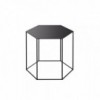 Mesita Auxiliar Hexagon para salón de Desalto. Mesa de diseño italiano.