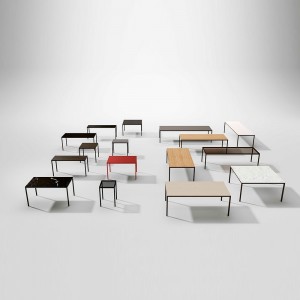 Mesa de salón Helsinki 30 cuadrada Cerámica de Desalto. Mesas comedor.