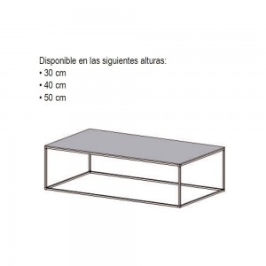 Mesa Centro Helsinki 15 Desalto. Mesa auxiliar para salón de diseño italiano.