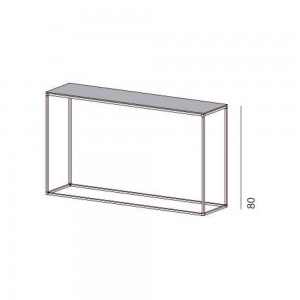 Mesa Consola Helsinki 15 Desalto. Mesas y consolas de diseño italiano.