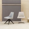Silla Alya SI-1550 base giratoria de Andreu World para ambiente contract.