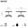 Cómodo Reposapies diseño Alya RS-1527 de Andreu World para interiores