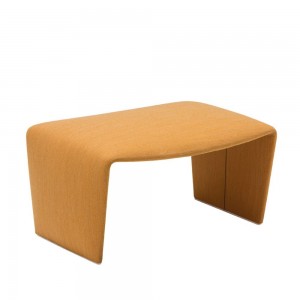 Pouf tapizado Alya RS-1529 Andreu World para interiores. Diseño moderno.