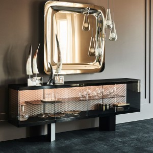 Aparador de diseño Boutique de Cattelan Italia. Aparador con luz LED.