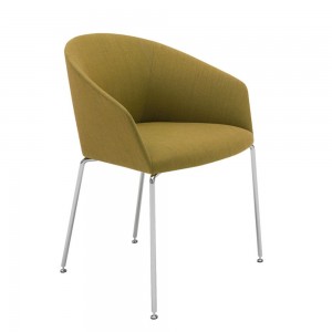 Sillón tapizado Brandy SO-2994 de Andreu World para ámbitos corporativos.