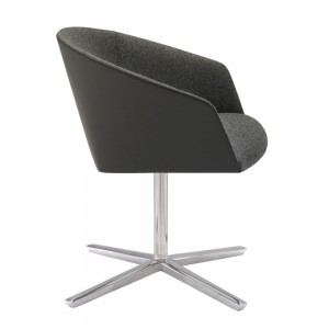 Sillón Brandy SO-2999 con sistema retornable de Andreu World para oficinas.