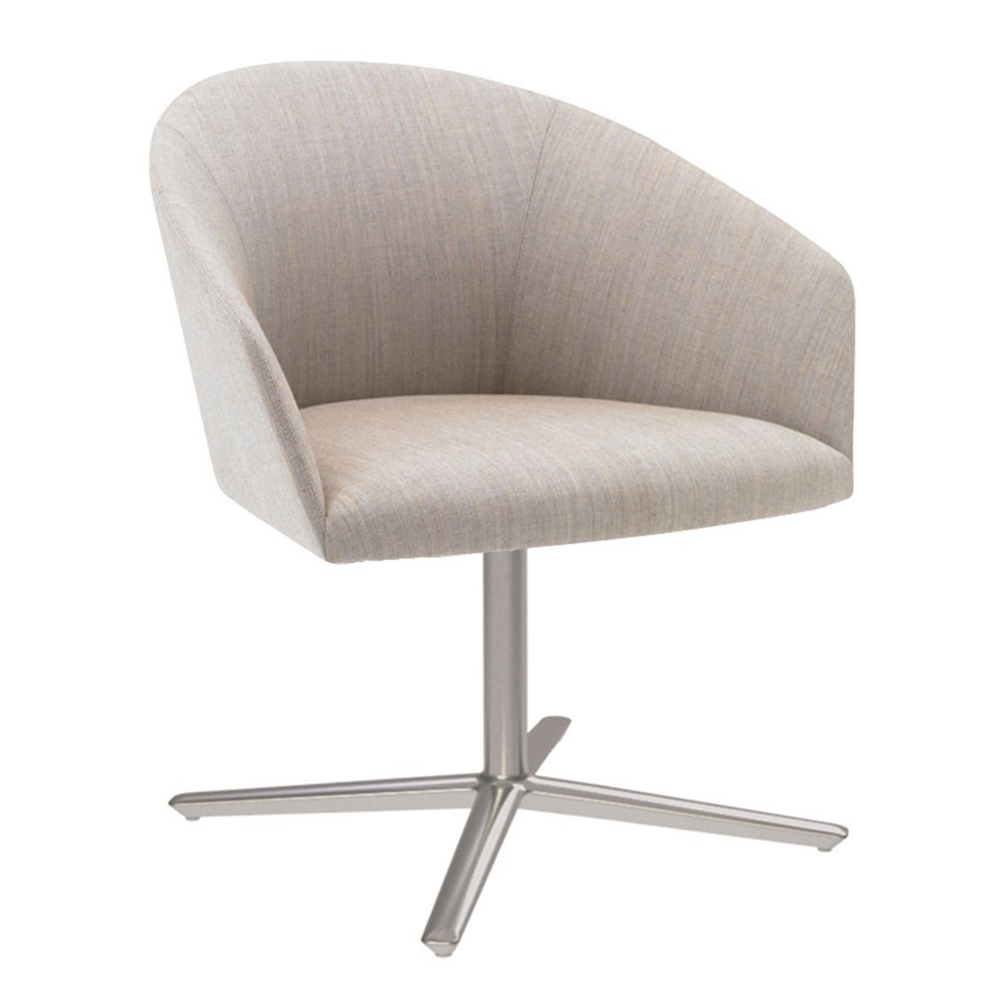 Sillón Brandy SO-2999 con sistema retornable de Andreu World para oficinas.
