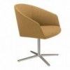 Sillón Brandy SO-2999 con sistema retornable de Andreu World para oficinas.