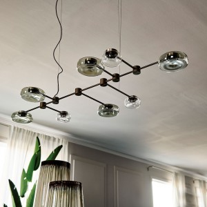 Lámpara colgante Circuit de Cattelan Italia. Iluminación de diseño moderna.