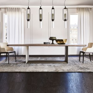 Mesa Dragon Keramik Premium de Cattelan Italia. Mesas modernas de comedor.