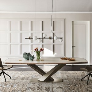 Mesa Stratos Keramik Premium de Cattelan Italia. Mesa de cerámica modernas.