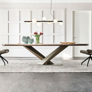 Mesa Stratos Keramik Premium de Cattelan Italia. Mesa de cerámica modernas.