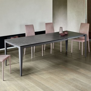 Mesa Dom Extensible Cerámica o Mármol de Ingenia. Mesas extensibles modernas.