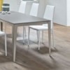 Mesa Dom Extensible Cristal de Ingenia. Mesas extensibles de comedor de diseño.