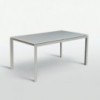 Mesa Paris Cristal de Ingenia. Mesas para salón extensibles. Diseño italiano.