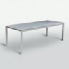 Mesa Paris Cristal de Ingenia. Mesas para salón extensibles. Diseño italiano.