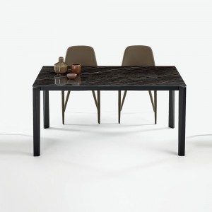 Mesa Prisma Extensible Cerámica de Ingenia. Mesas extensibles para comedor.