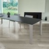 Mesa Winny Extensible Crsital de Ingenia. Mesas de comedor extensibles.