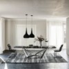 Mesa Skorpio CrystalArt de Cattelan Italia. Muebles modernos italianos.