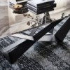 Mesa Skorpio CrystalArt de Cattelan Italia. Muebles modernos italianos.