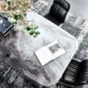 Mesa Skorpio CrystalArt de Cattelan Italia. Muebles modernos italianos.