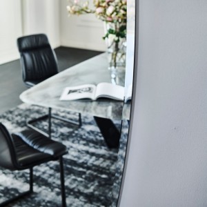 Mesa Skorpio CrystalArt de Cattelan Italia. Muebles modernos italianos.