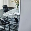 Mesa Skorpio CrystalArt de Cattelan Italia. Muebles modernos italianos.