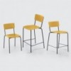 Taburete College de Ingenia. Taburetes alto modernos. Taburetes de cocina.