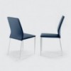 Silla Kendra de Ingenia. Sillas de diseño italiano. Sillas tapizados en ecopiel.
