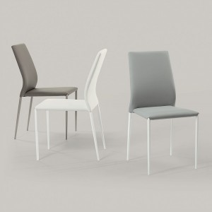 Silla Kendra de Ingenia. Sillas de diseño italiano. Sillas tapizados en ecopiel.
